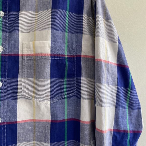 Vintage 90s GAP Mens M Long Sleeve Button Down Shirt - Picture 4 of 6